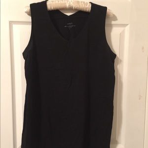 J. Jill black sleeveless tunic